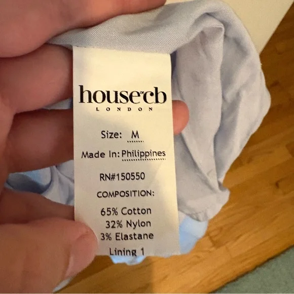 House of CB Lolita soft blue corset sundress - Picture 9 of 10